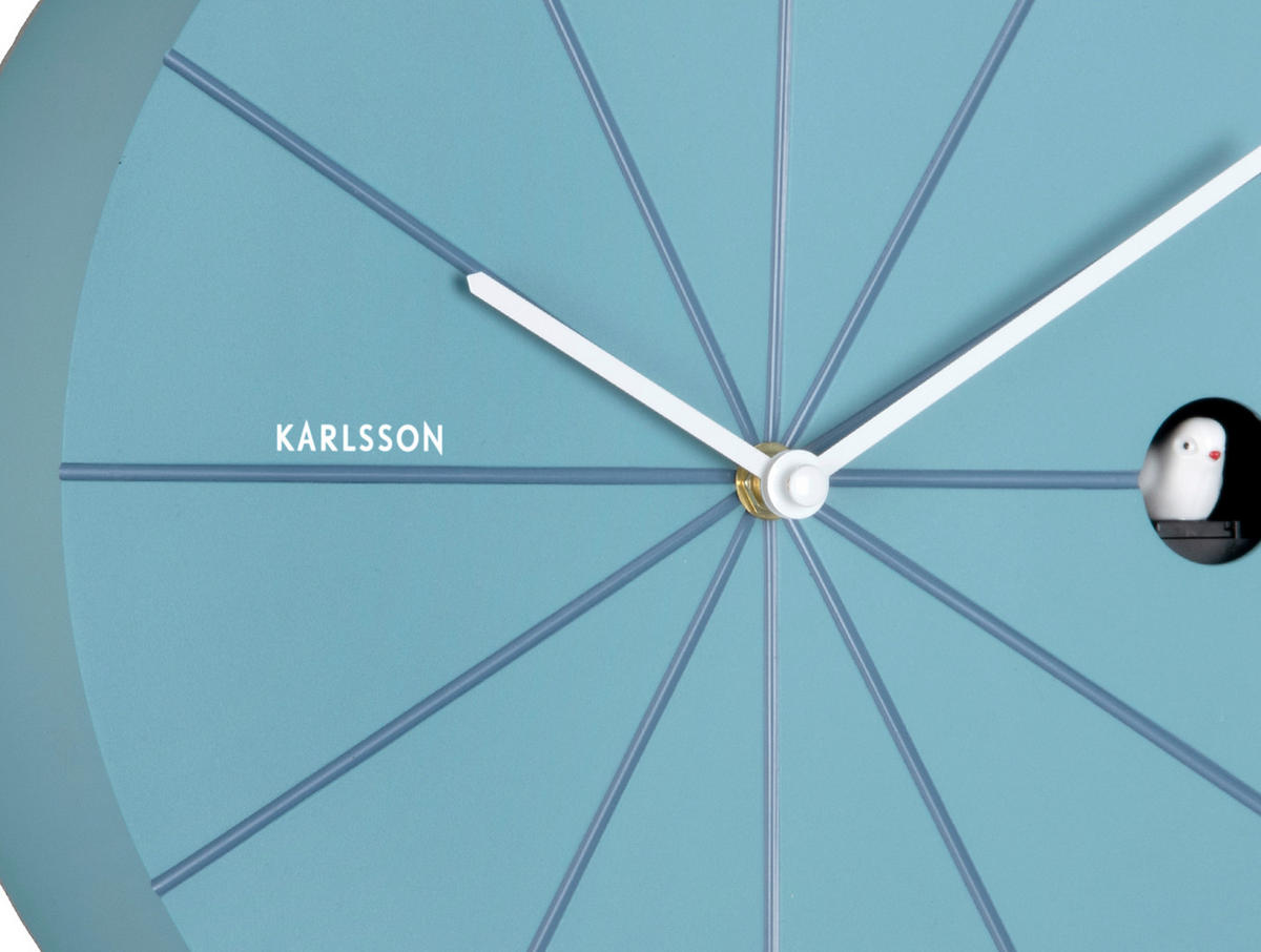 UHR  Pastellblau 29 cm  - Pastellblau, Basics, Kunststoff (29cm) - Karlsson