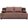 SCHLAFSOFA Velours Koralle  - Koralle/Schwarz, Design, Kunststoff/Textil (197/90/83cm) - MID.YOU