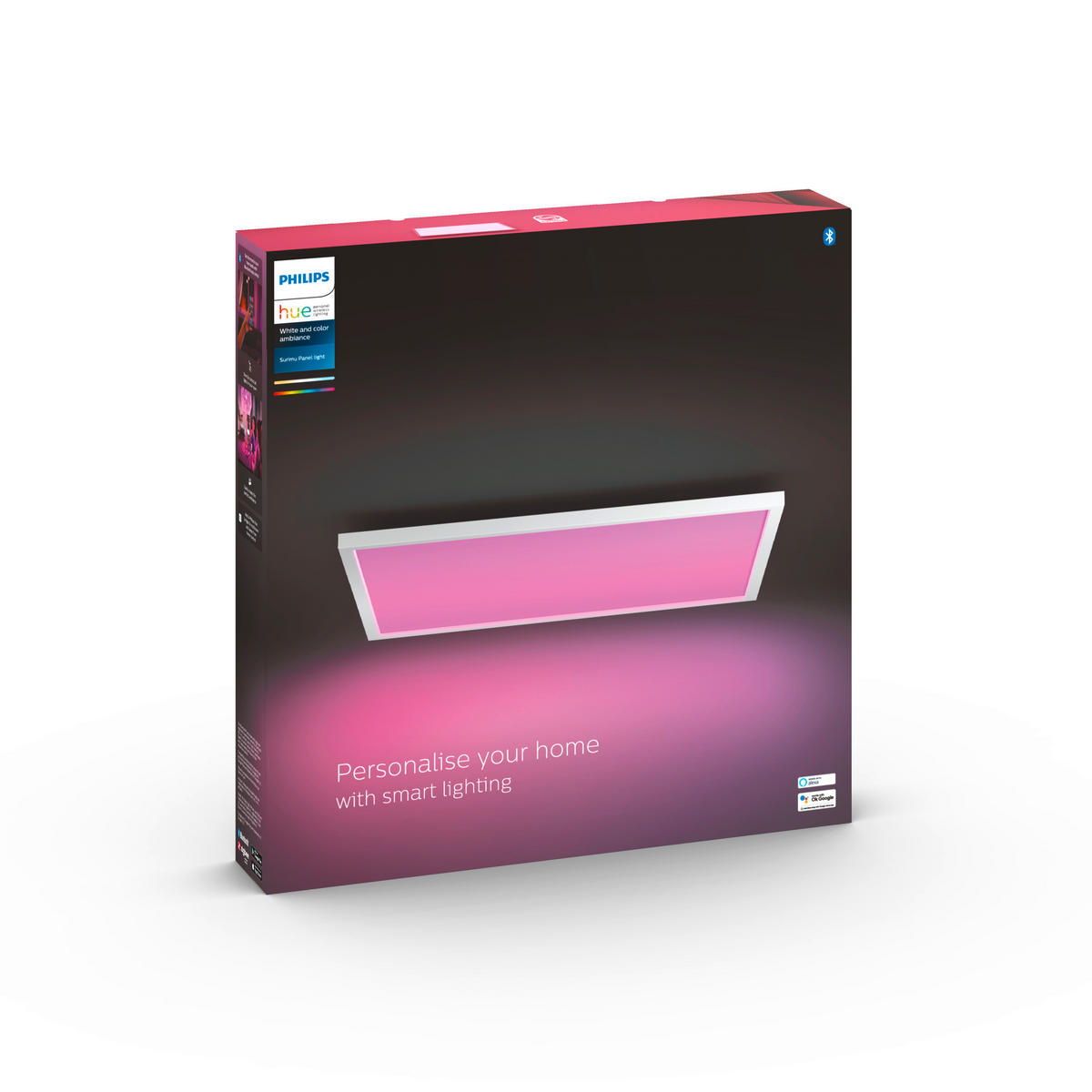 LED-PANEEL White & Color Ambiance Surimu 60/4,8 cm   - Weiß, Basics, Metall (60/4,8cm) - Philips HUE