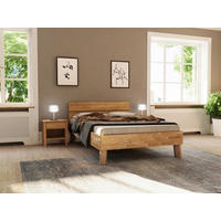 BETT 140/200 cm  in Naturfarben  - Naturfarben, MODERN, Holz (140/200cm) - MID.YOU