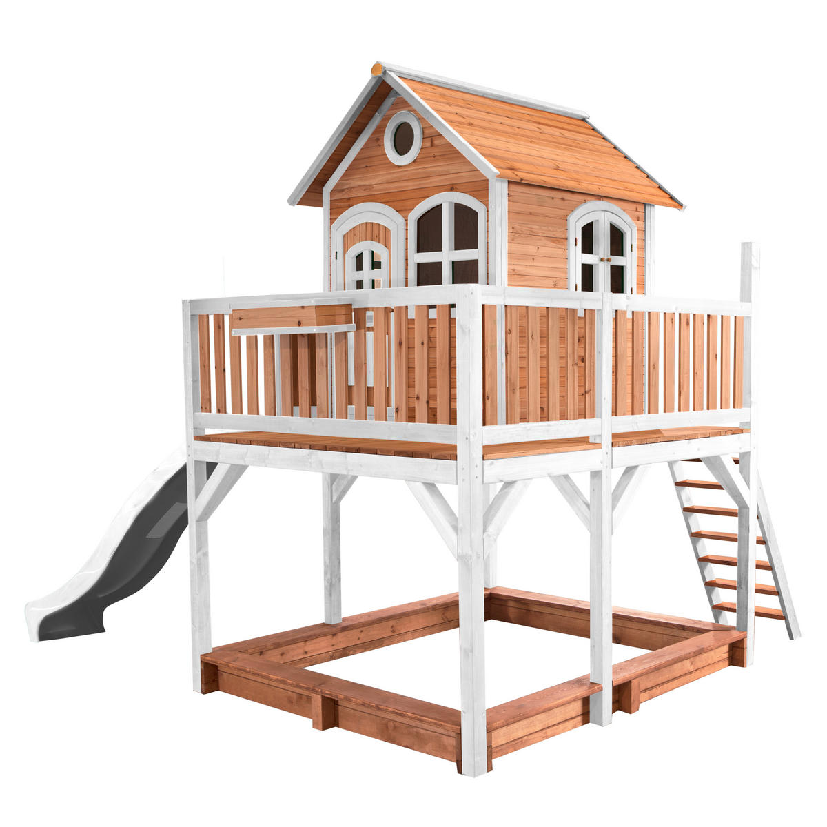 SPIELHAUS LIAM 613/291/277 cm axi Liam  - Weiss/Braun, Basics, Holz (613/291/277cm)