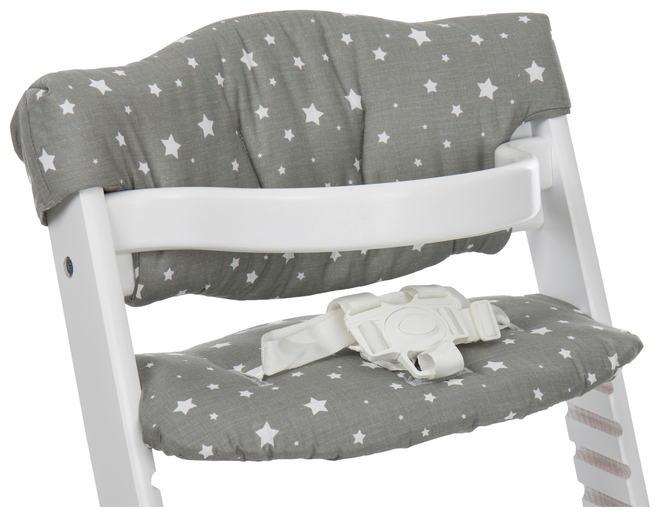 VLOŽKA NA VYSOKOU ŽIDLI, šedá - šedá, Basics, textil (23/42cm) - My Baby Lou