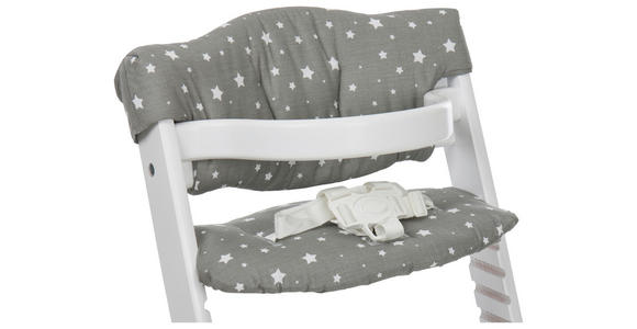 HOCHSTUHLEINLAGE Lunch - Grau, Basics, Textil (23/42cm) - My Baby Lou
