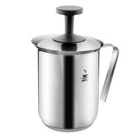 MILCHSCHÄUMER   - Edelstahlfarben/Schwarz, Basics, Kunststoff/Metall (9,8/19,5cm) - Gefu
