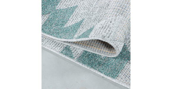 FLACHWEBETEPPICH 80/150 cm Bahama Blau - Blau, Design, Textil (80/150cm) - Novel