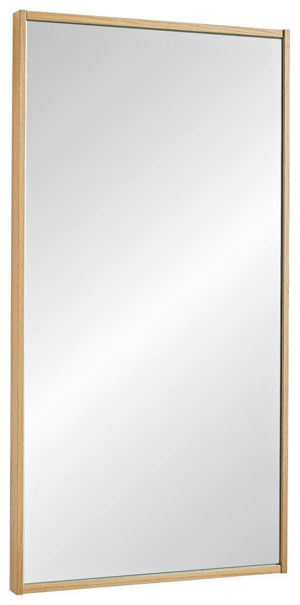WANDSPIEGEL 43/82/1,5 cm    in rechteckig  - Eichefarben, Basics, Glas/Holz (43/82/1,5cm)
