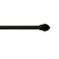 GARDINSTÅNGSET 125-220 cm  - svart, Basics, metall (125-220cm)