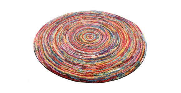 WEBTEPPICH 120 cm Sixteen round Multicolor - Multicolor, Trend, Textil (120cm) - Novel