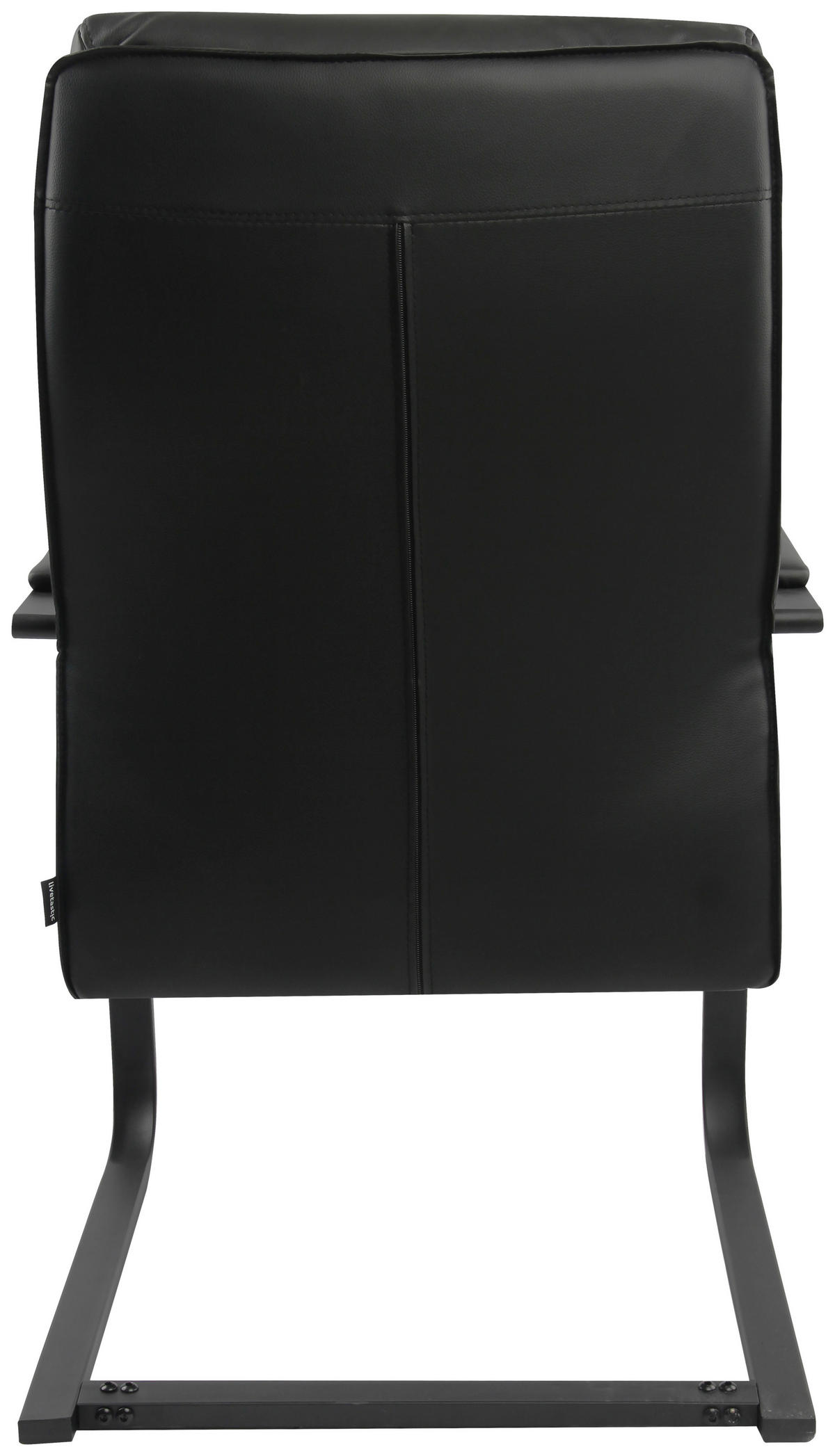 KONFERENČNÍ ŽIDLE - černá, Moderní, kov/textil (53/73/52cm) - Livetastic