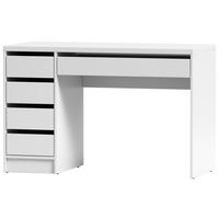 SCHREIBTISCH 120/55/77,6 cm Weiß  - Weiß, MODERN, Holzwerkstoff (120/55/77,6cm) - Livetastic