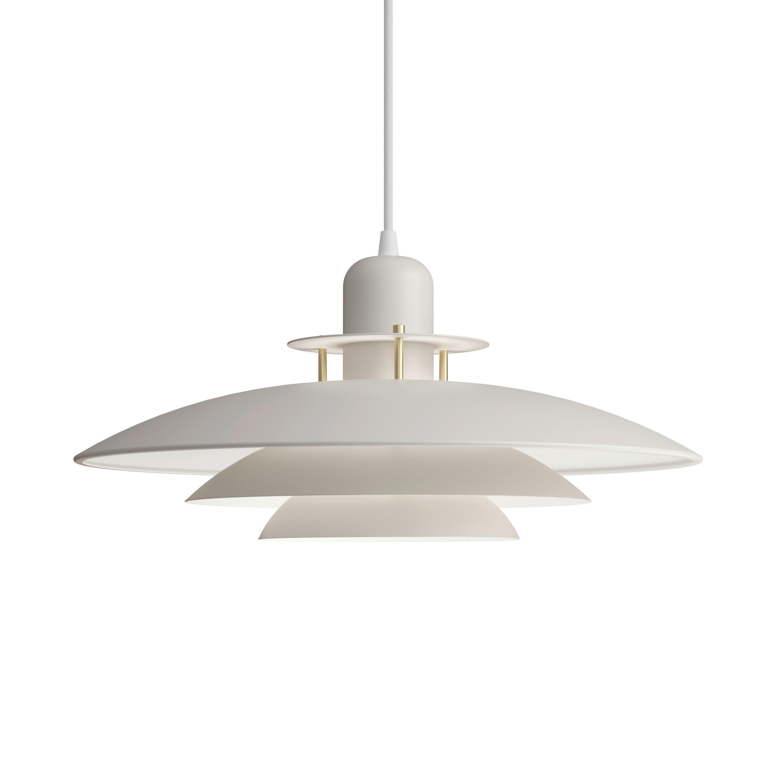 HÄNGELEUCHTE Primus I 43 cm  - Weiß, KONVENTIONELL, Metall (43cm) - Belid
