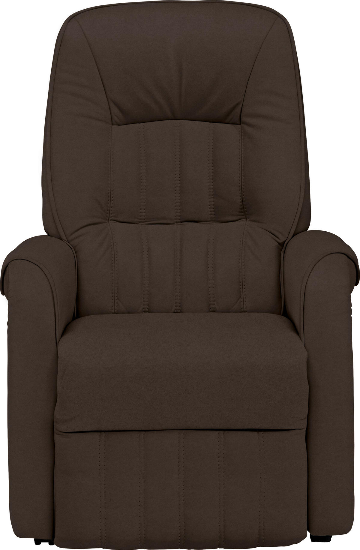 FERNSEHSESSEL  mit Relaxfunktion, Aufstehhilfe, Fußteilverstellung Mikrofaser Dunkelbraun  - Dunkelbraun/Schwarz, KONVENTIONELL, Textil (78/107/93cm) - Himolla