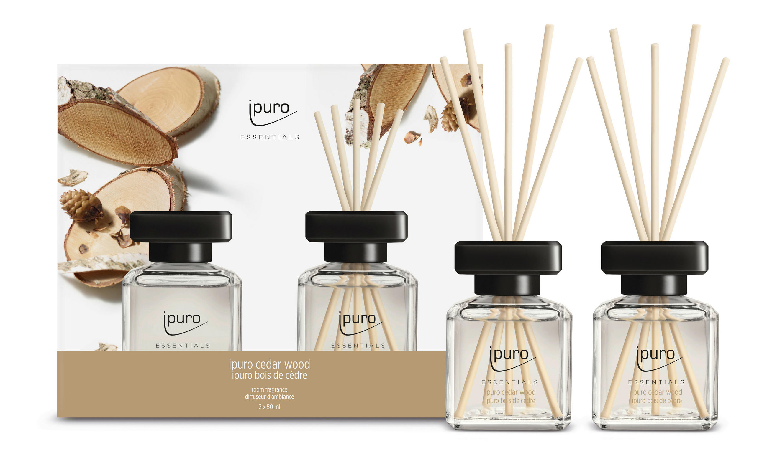 DIŠAVA ZA PROSTOR Essentials  - Basics, steklo (100ml) - Ipuro