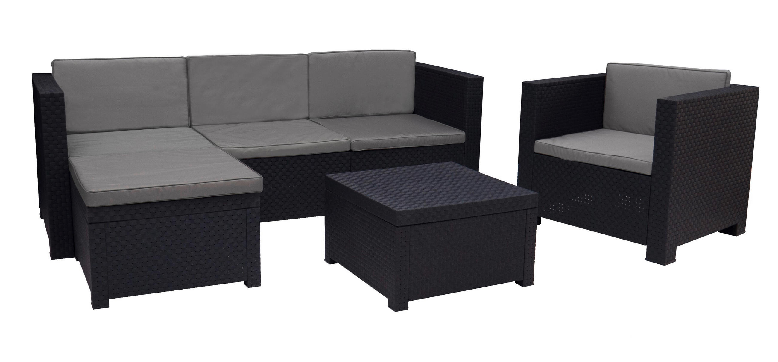 XXXL ZAHRADNÍ SEDACÍ SOUPRAVA plast