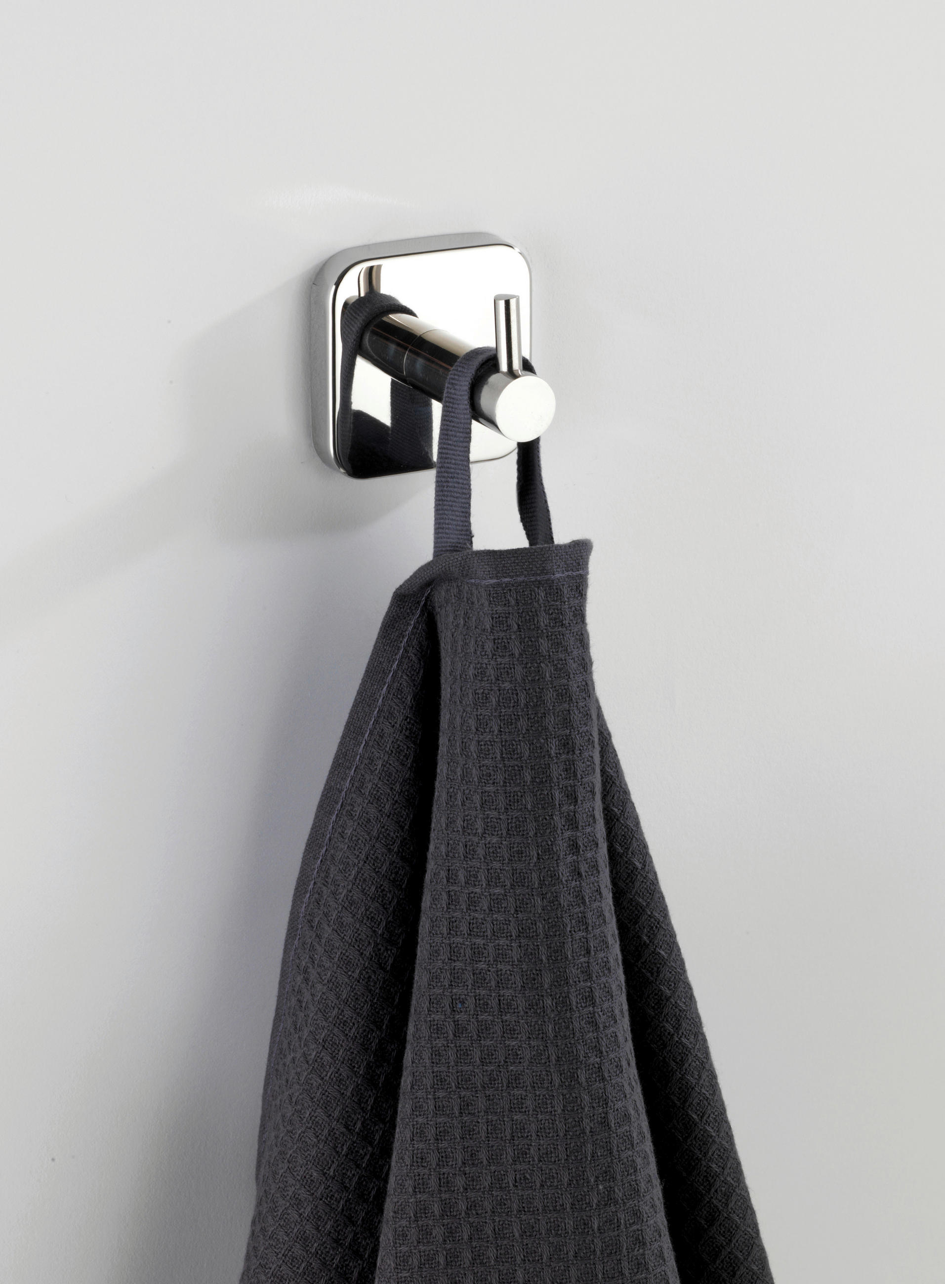 HANDTUCHHAKEN - Chromfarben, Basics, Metall (5,5cm) - Wenko