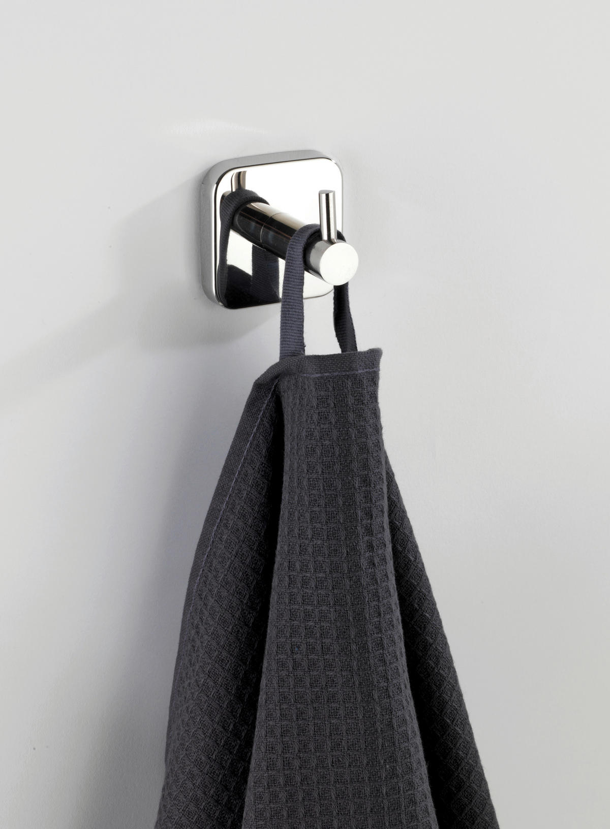 HANDTUCHHAKEN - Chromfarben, Basics, Metall (5,5cm) - Wenko