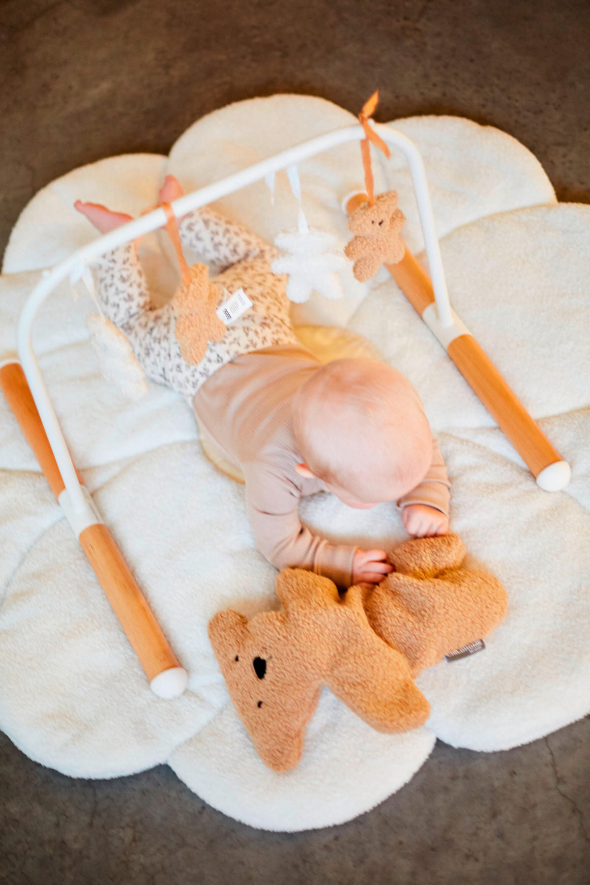 KRABBELDECKE 110/110 cm  - Gelb/Weiß, KONVENTIONELL, Textil (110/110cm) - Childhome