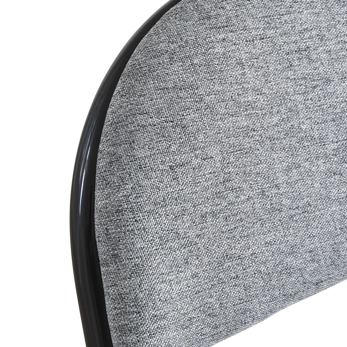 KLAPPSTUHL Metall, Textil Schwarz, Hellgrau  - Hellgrau/Schwarz, Basics, Textil/Metall (46,5/79/47cm) - Boxxx