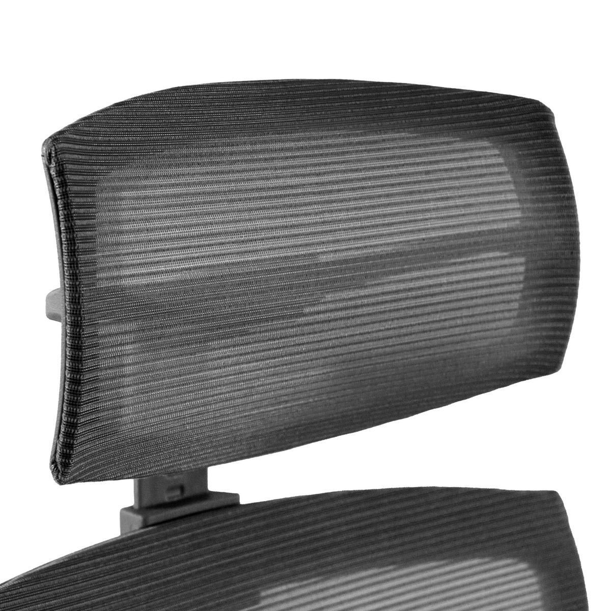 KOPFSTÜTZE - Schwarz, MODERN, Kunststoff/Textil (29/15-30/12cm) - MID.YOU