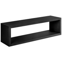 NÁSTENNÝ REGÁL, čierna - čierna, Konventionell, kompozitné drevo (59/17/14,5cm) - Xora
