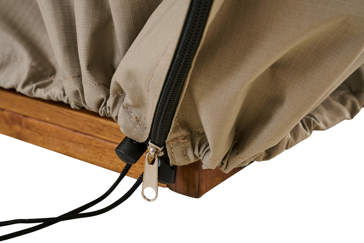 SCHUTZHÜLLE 105/145/150 cm  - Beige, MODERN, Kunststoff (105/145/150cm) - Siena Garden