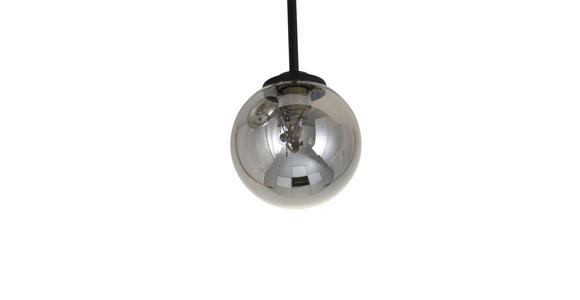 HÄNGELEUCHTE 25,5/25,5/41 cm - Schwarz, Trend, Glas/Metall (25,5/25,5/41cm) - Novel