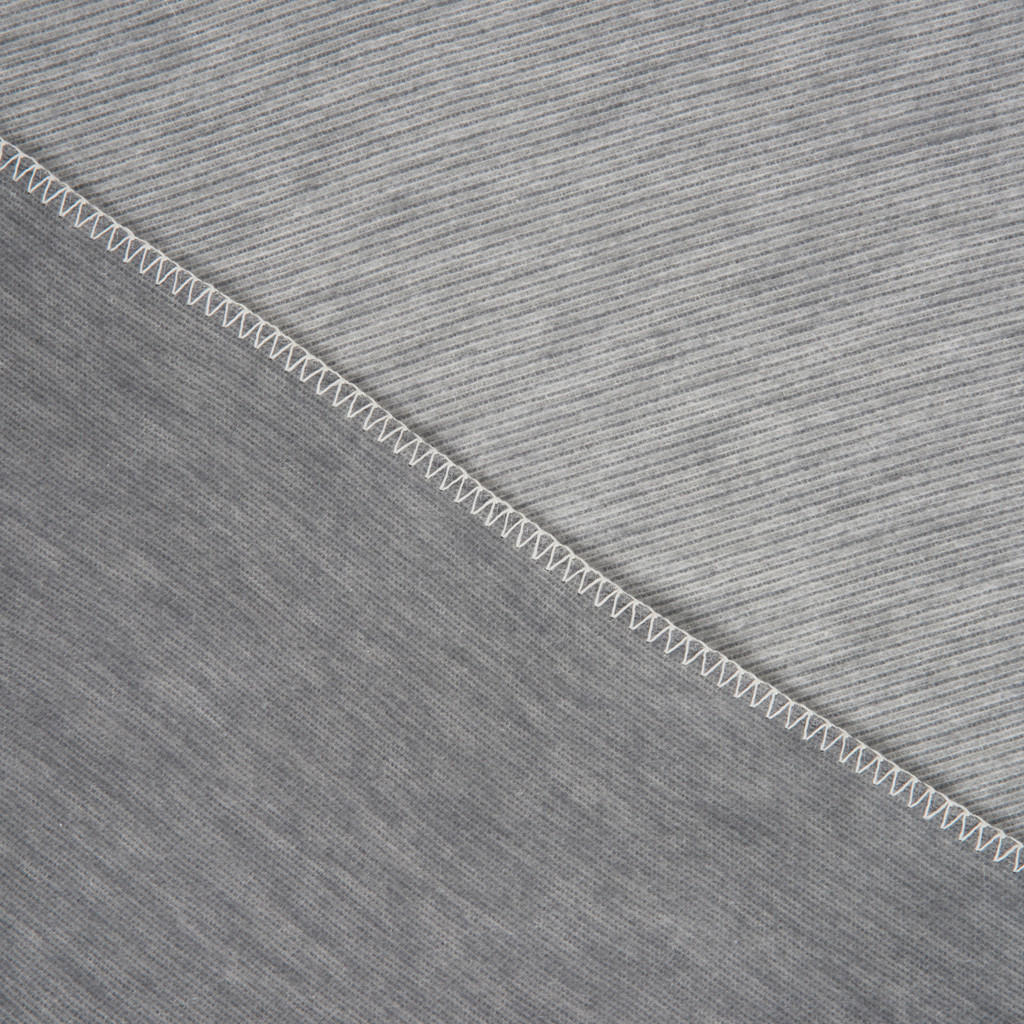 Thumbnail - Bio:Vio Wohndecke Leela, Grau, Textil, Streifen, 220x250 cm, Textiles Vertrauen - Oeko-Tex®, Gots, Made in Germany, Oeko...