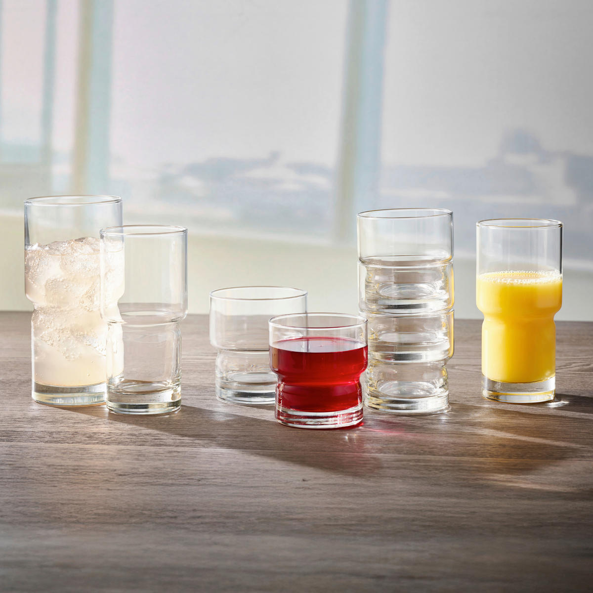 GLÄSERSET NEWTON  12-teilig  - Klar, Basics, Glas (7/14,5cm)