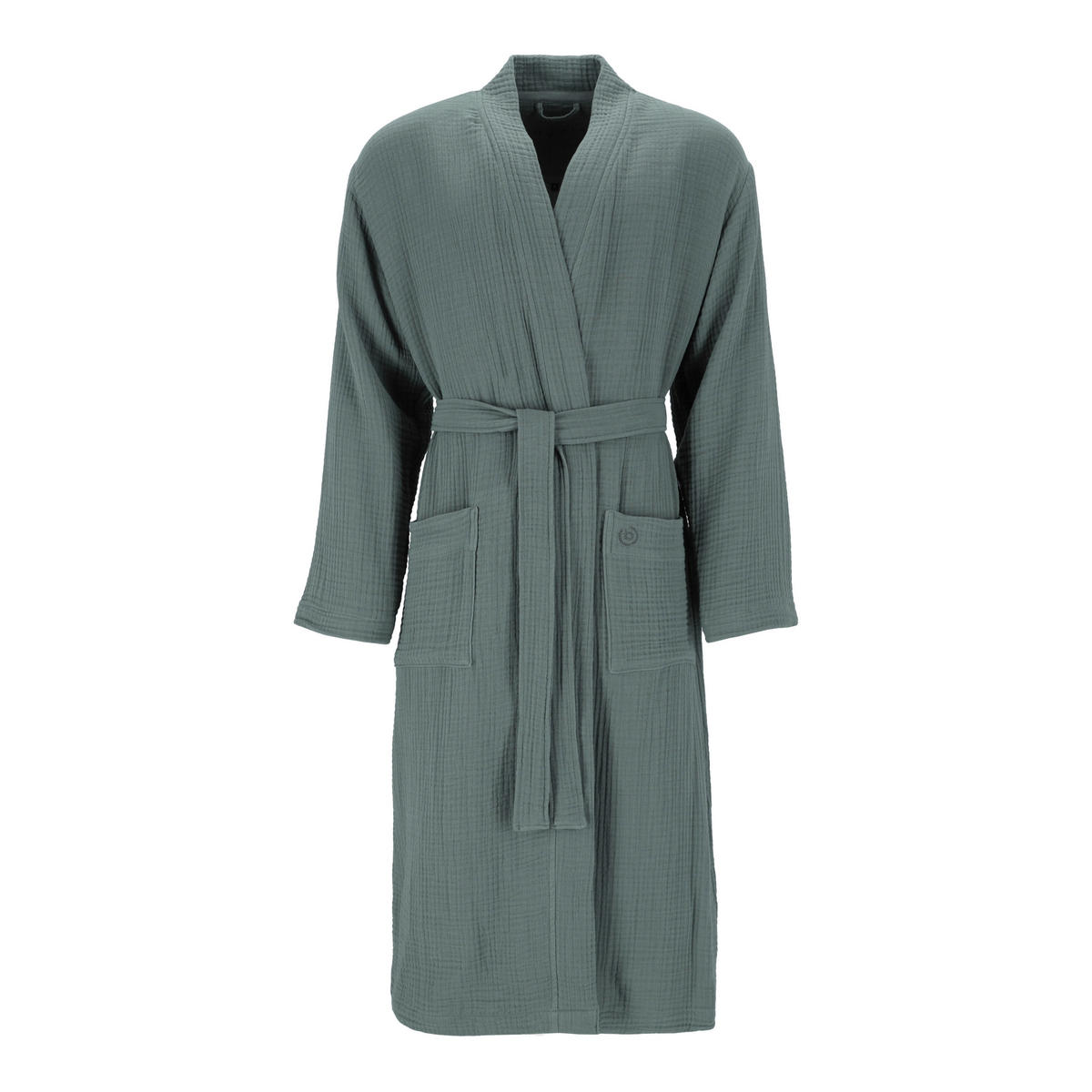 BADEMANTEL Durini S Unisex  - Grau, Basics, Textil (Snull) - Vossen