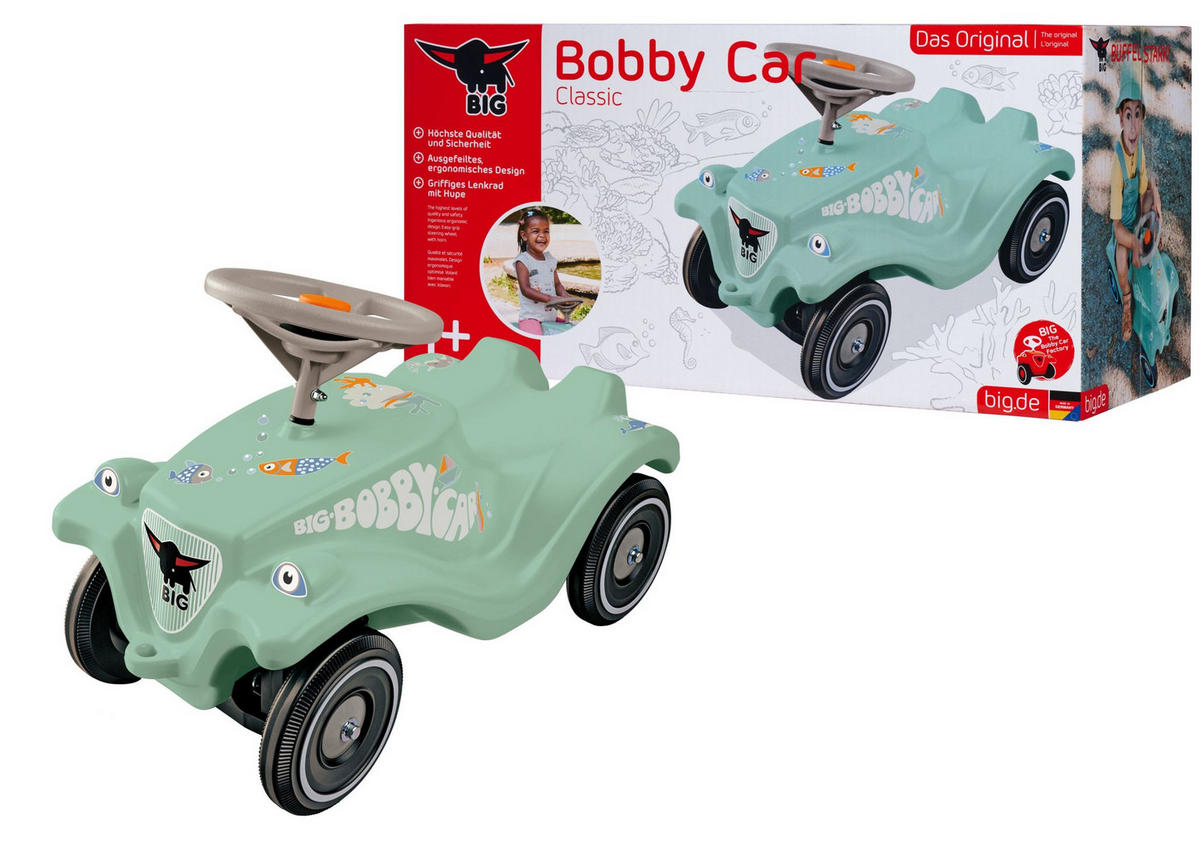 RUTSCHFAHRZEUG   - Salbeigrün, Basics, Kunststoff (27/59/31cm) - Simba