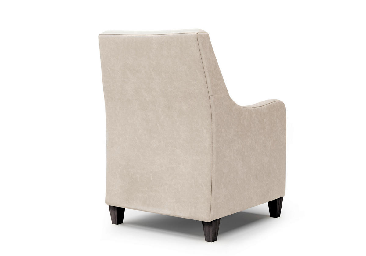 SESSEL in Mikrofaser Beige  - Wengefarben/Beige, KONVENTIONELL, Holz/Textil (70/93/75cm) - Sit & More