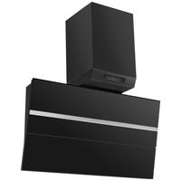 DUNSTABZUGSHAUBE WS49-90B  - Schwarz, Basics, Glas/Metall - PKM