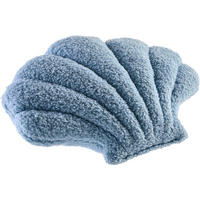 ZIERKISSEN SHELL 30/40 cm  - Blau, Natur, Textil (30/40cm) - Esposa