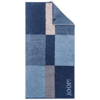 HANDTUCH DIVIDED SQUARES Blau  - Blau, Basics, Textil (50/100cm) - Joop!