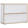 AKTENREGAL 100/74/33 cm  - Honigeiche/Weiss, Design, Holzwerkstoff/Kunststoff (100/74/33cm) - MID.YOU