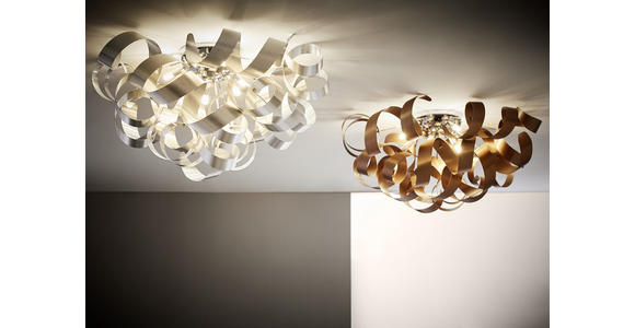 LED-DECKENLEUCHTE - Alufarben, Design, Metall (70/40cm) - Ambiente