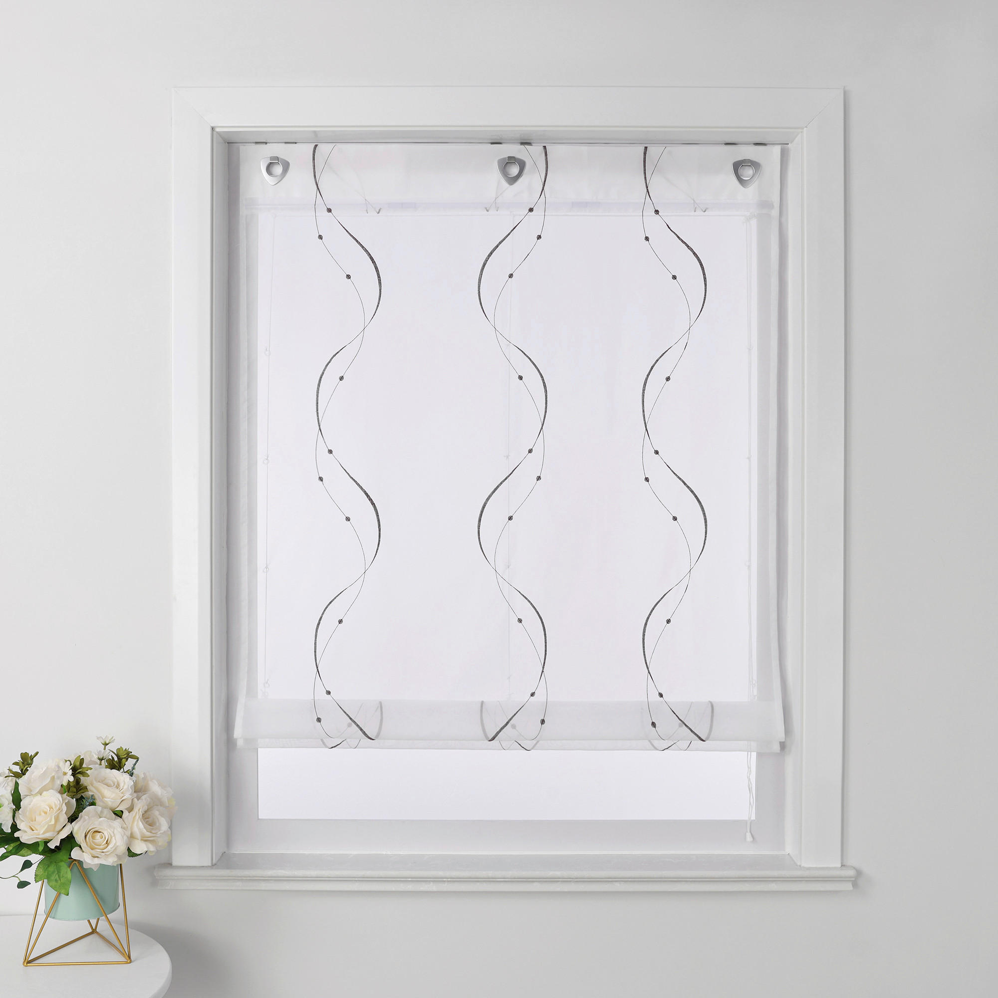 FALTROLLO  transparent  60/140 cm    - Weiß, Basics, Textil (60/140cm)