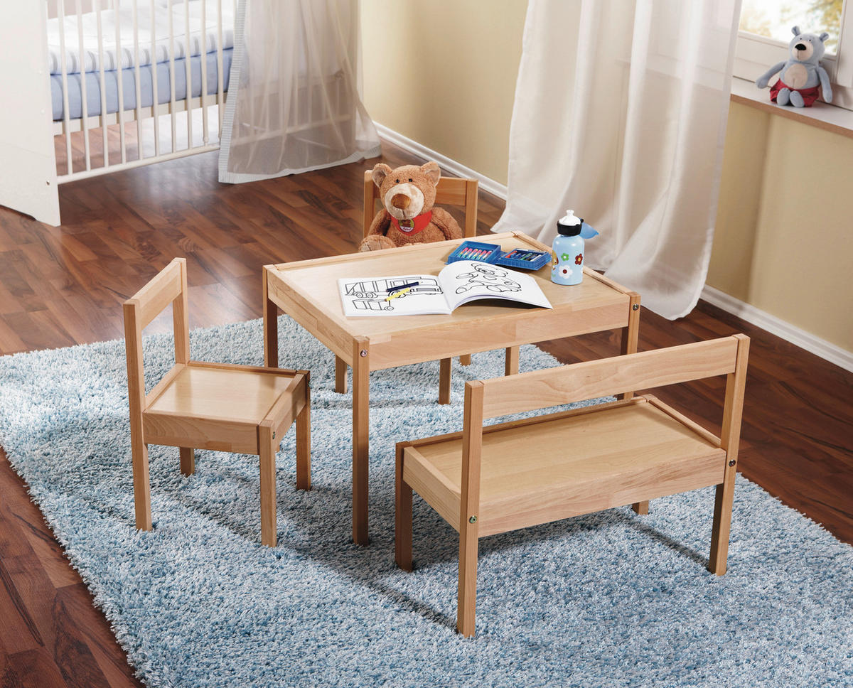 KINDERSITZGRUPPE Max Kernbuche  - Kernbuche, Basics, Holz - My Baby Lou