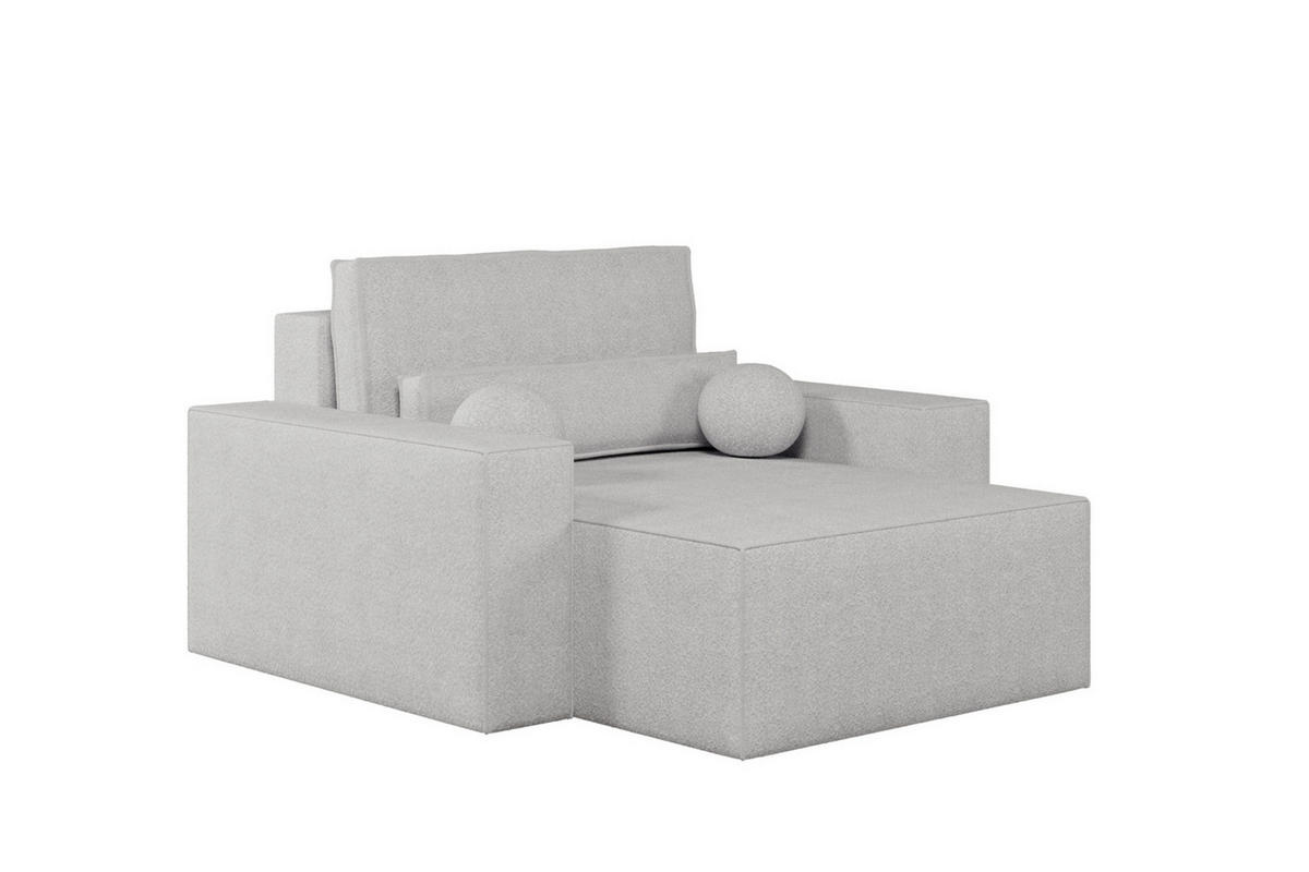 XXL-SESSEL - Hellgrau/Schwarz, Design, Kunststoff/Textil (146/85/162cm) - MID.YOU
