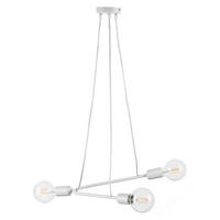 PENDELLEUCHTE 65/10/75 cm  - Weiß, Design, Metall (65/10/75cm)