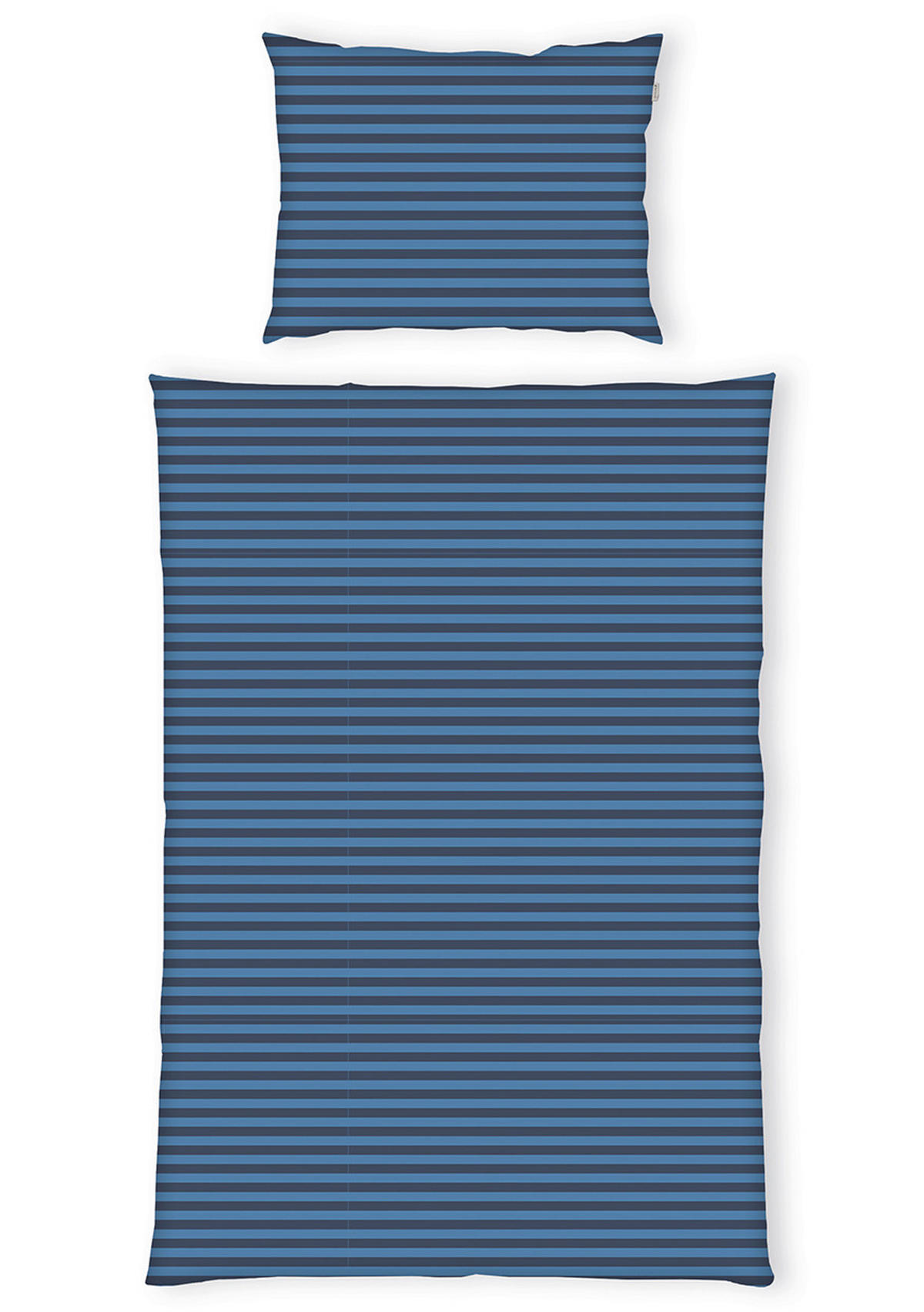 POSTEĽNÁ BIELIZEŇ - modrá, Basics, textil (140/200cm) - Tom Tailor