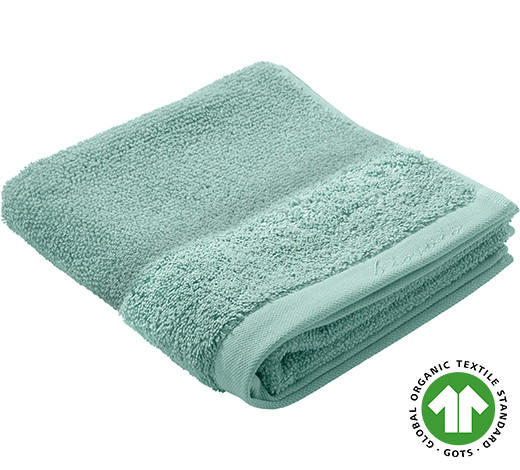 HANDDUK 50/100 cm ljusgrön - ljusgrön, Natur, textil (50/100cm) - Bio:Vio