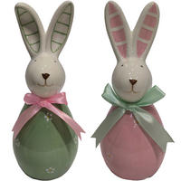 DEKOHASE - Pink/Gelb, LIFESTYLE, Keramik/Textil (6,6/16,6/7,8cm)