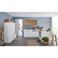 KÜCHENLEERBLOCK   in Weiß  - Eichefarben/Weiß, KONVENTIONELL, Holzwerkstoff (105/225/215cm) - Welnova