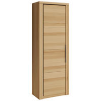 SCHRANK - Buchefarben/Schwarz, Design, Holz/Holzwerkstoff (60/199/40cm) - Livetastic