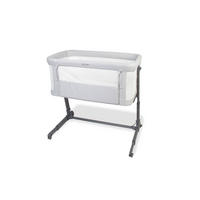 BEISTELLBETT Hedi 91/55/80 cm  - Anthrazit/Hellgrau, Basics, Textil/Metall (91/55/80cm) - Pinolino