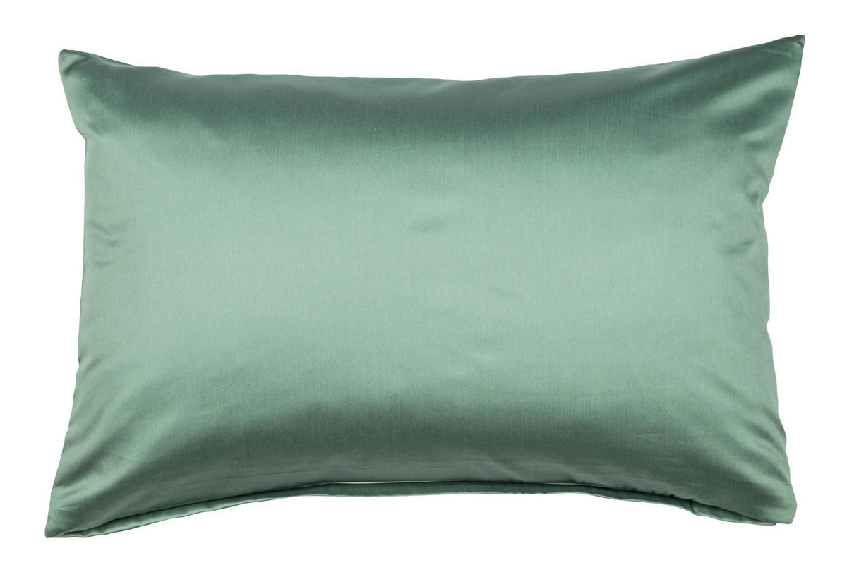 KOPFKISSENBEZUG Giacomo 40/60 cm  - Salbeigrün, Basics, Textil (40/60cm) - Janine