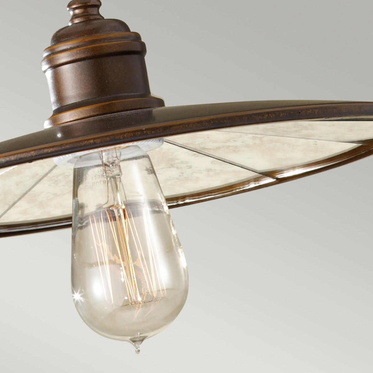 HÄNGELEUCHTE 30.2/14.7 cm    - Bronzefarben, Konventionell, Metall (30.2/14.7cm) - Elstead Lighting