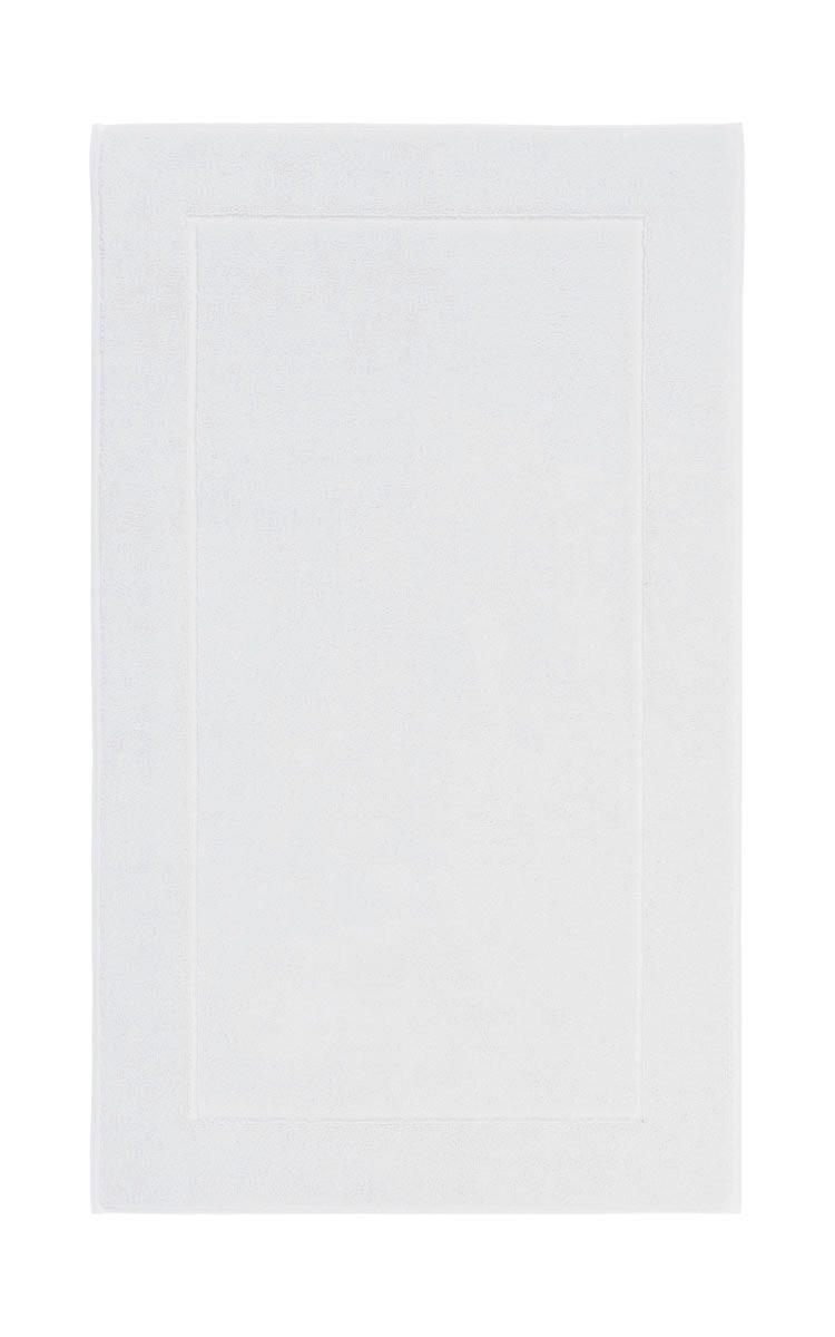 BADEMATTE London Weiß 60/100 cm  - Weiß, Basics, Kunststoff/Textil (60/100cm) - Aquanova
