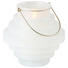 LATERNE - Weiß, Design, Glas/Metall (23/22,5cm) - Ambia Home LATERNE - Weiß, Design, Glas/Metall (23/22,5cm) - Ambia Home